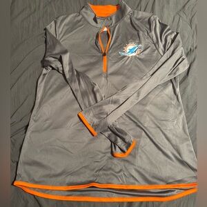 Fanatics Miami Dolphins Quarter-Zip Pullover